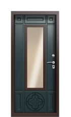 Дверь Termo Vesuvio Серый Антрацит 1427 вид внутри