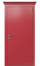 Дверь TermoPlus Ral 3031 Collori Ral 3031 2714 вид снаружи