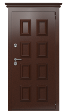 Дверь Termo Bronze Kale 2665 вид снаружи