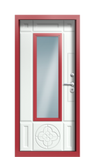 Дверь Termo Ral 3031 RAL 9003 1302 вид внутри