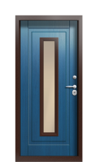 Дверь Termo Tobacco Темно-синяя 1416 вид внутри