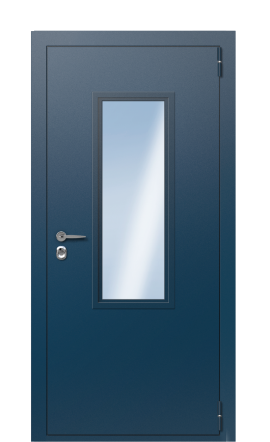 Дверь TermoPlus Del Mare Woodline Темно-синяя 2706