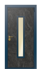 Дверь TermoWood Del Mare Зеленое сукно 1421 вид снаружи
