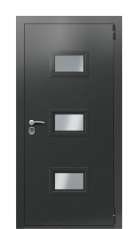 Дверь Termo Silver Securemme 1214 вид снаружи