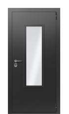 Дверь TermoPlus Vesuvio Collori Ral 9005 2635 вид снаружи