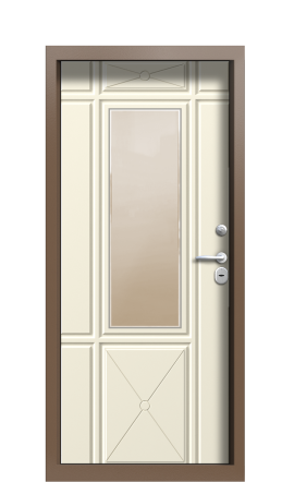Дверь TermoPlus Ral 8025 Слоновая Кость 342