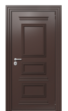 Дверь TermoPlus Ral 8017 Марсианский камень 340 вид снаружи