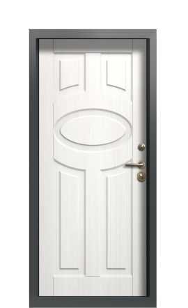 Дверь TermoPlus Ral 8025 белое дерево 491