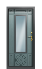 Дверь Termo Tobacco Дуб 268 вид внутри