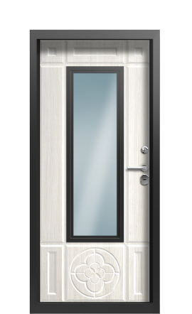 Дверь TermoWood Vesuvio Серый Антрацит 259