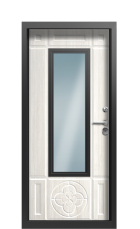 Дверь Termo Vesuvio Серый Антрацит 259 вид внутри