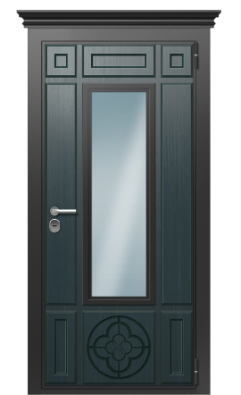 Дверь TermoWood Vesuvio Серый Антрацит 259