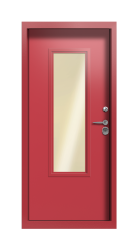 Дверь Termo Ral 3031 Collori Ral 3031 2621 вид внутри