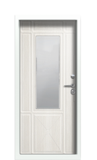 Дверь Termo Ral 9003 Белая эмаль 1198 вид внутри