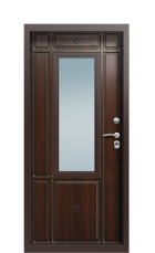 Дверь Termo Ral 9003 Кофейное дерево 1105 вид внутри