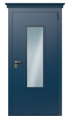 Дверь TermoPlus Del Mare Арктическая береза 929 вид снаружи