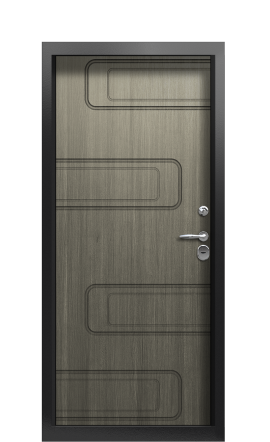 Дверь TermoPlus Ral 9005 Серый Кварц 234