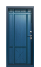 Дверь Termo Del Mare Woodline Темно-синяя 2724 вид внутри