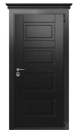 Дверь TermoWood Ral 9005 Collori Ral 9005 2690