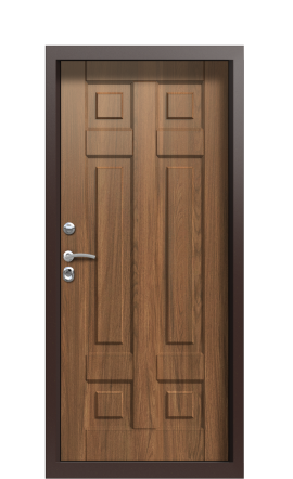 Дверь TermoPlus Decoline Premium Бронзовая лиственница F005 Багет F005 Tobacco левая 1000