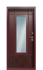 Дверь Termo Ral 8017 Дуб светлый 173 вид внутри