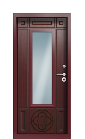 Дверь TermoPlus Ral 3031 Тёмно-красный 968