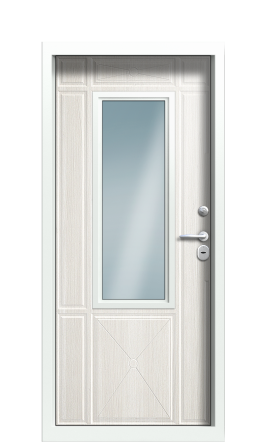 Дверь TermoPlus Ral 7009 Белая Эмаль 967