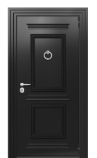 Дверь TermoPlus Ral 9005 Белая Эмаль 217 вид снаружи