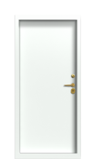 Дверь Termo Metal Ral 9003/Ral 9003 вид внутри