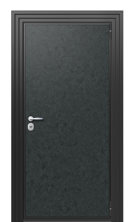 Входная дверь TermoWood Vesuvio Черный гранит 1388