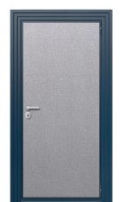 Дверь TermoWood Del Mare Лен маренго 1386 вид снаружи