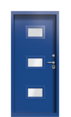 Дверь Termo Ral 5005 Securemme 1178 вид внутри