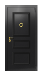 Дверь TermoPlus Ral 9005 Венге 447 вид снаружи