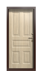 Дверь Termo Tobacco Сатиновое дерево 878 вид внутри