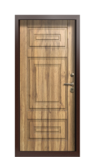 Дверь Termo Ral 3005 Греческий платан 881 вид внутри