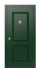 Дверь TermoPlus Del Mare Зелёное Сукно 779 вид снаружи