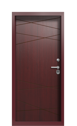 Дверь TermoPlus Ral 3005 Тёмно-красная 227
