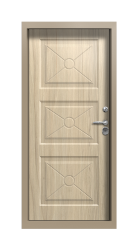 Дверь Termo Ral 9003 Сатиновое дерево 1241 вид внутри