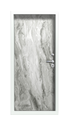 Дверь Termo Vesiviu Белый Мрамор 176 вид внутри