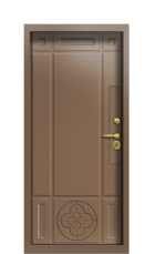 Дверь Termo Ral 9005 Ral 3013 783 вид внутри