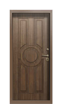 Дверь TermoWood Ral 8025 Тик 1189