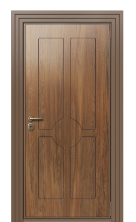 Дверь TermoWood Ral 8025 Тик 1189