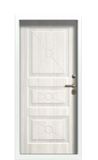 Дверь Termo Ral 3005 Тёмно Красный 913 вид внутри