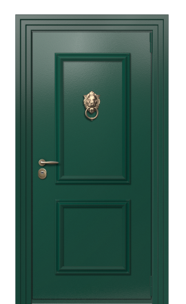 Дверь TermoPlus Ral 6005 Дымчатое Дерево 780