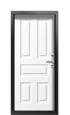 Дверь Termo Ral 9005 Ral 9003 890 вид внутри