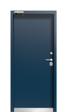 Дверь Termo Ral 5005 Del Mare 377 вид внутри