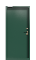 Дверь Termo Patina Ral 6028 384 вид внутри