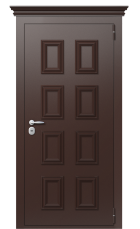 Дверь Termo Tobacco Securemme 393 вид снаружи