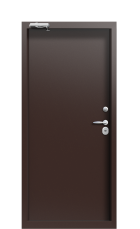 Дверь Termo Tobacco Securemme 393 вид внутри