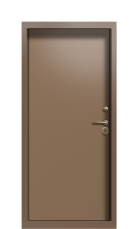 Дверь Termo Ral 8025 Кале 803 вид внутри